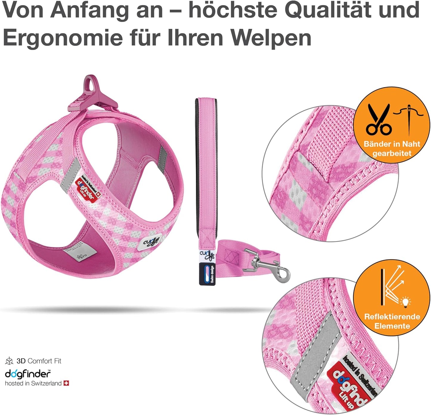 Brustgeschirr Pink-Caro, Pink-Caro XS
