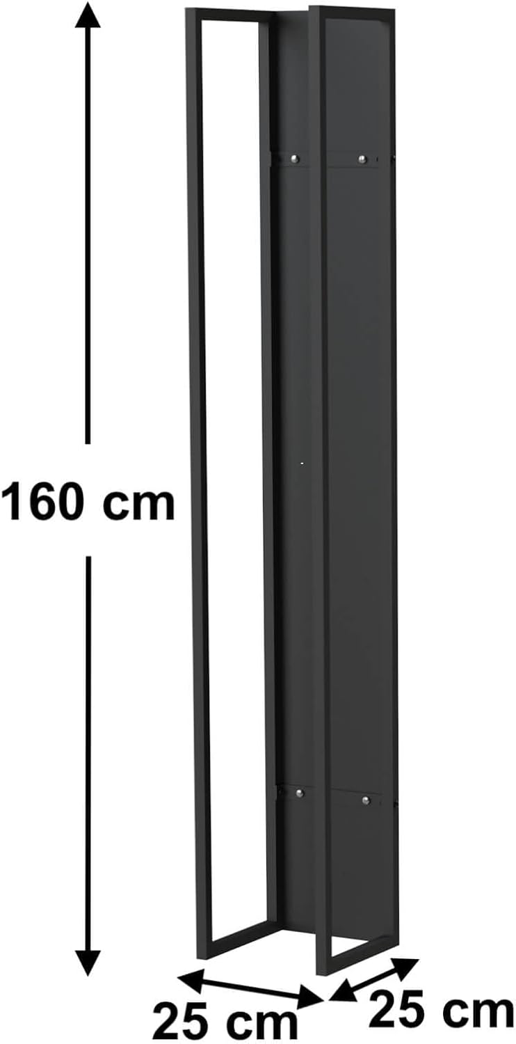 Kaminholzregal, Höhe 160 cm