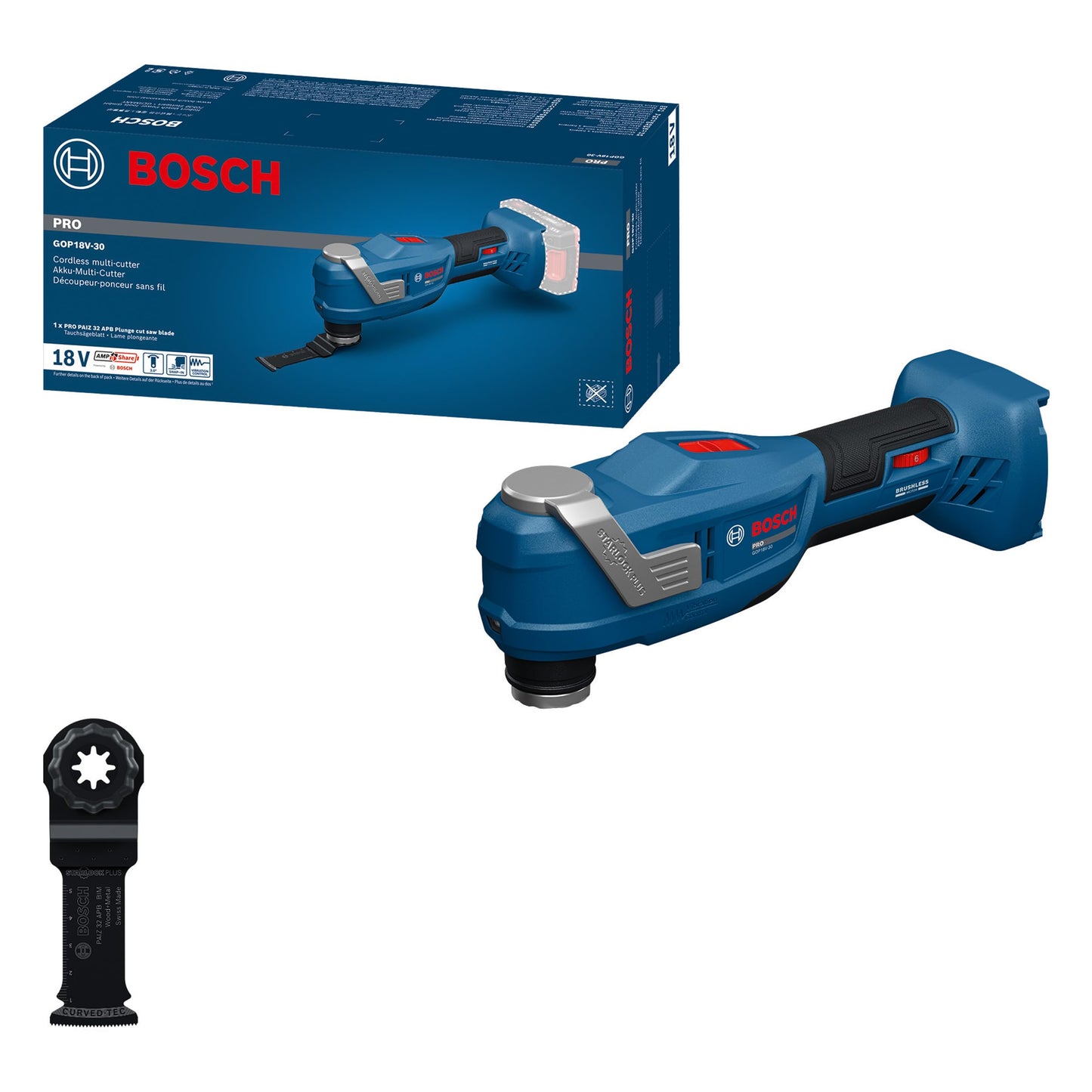 GOP 18V-30, Ohne Akku/Lader
