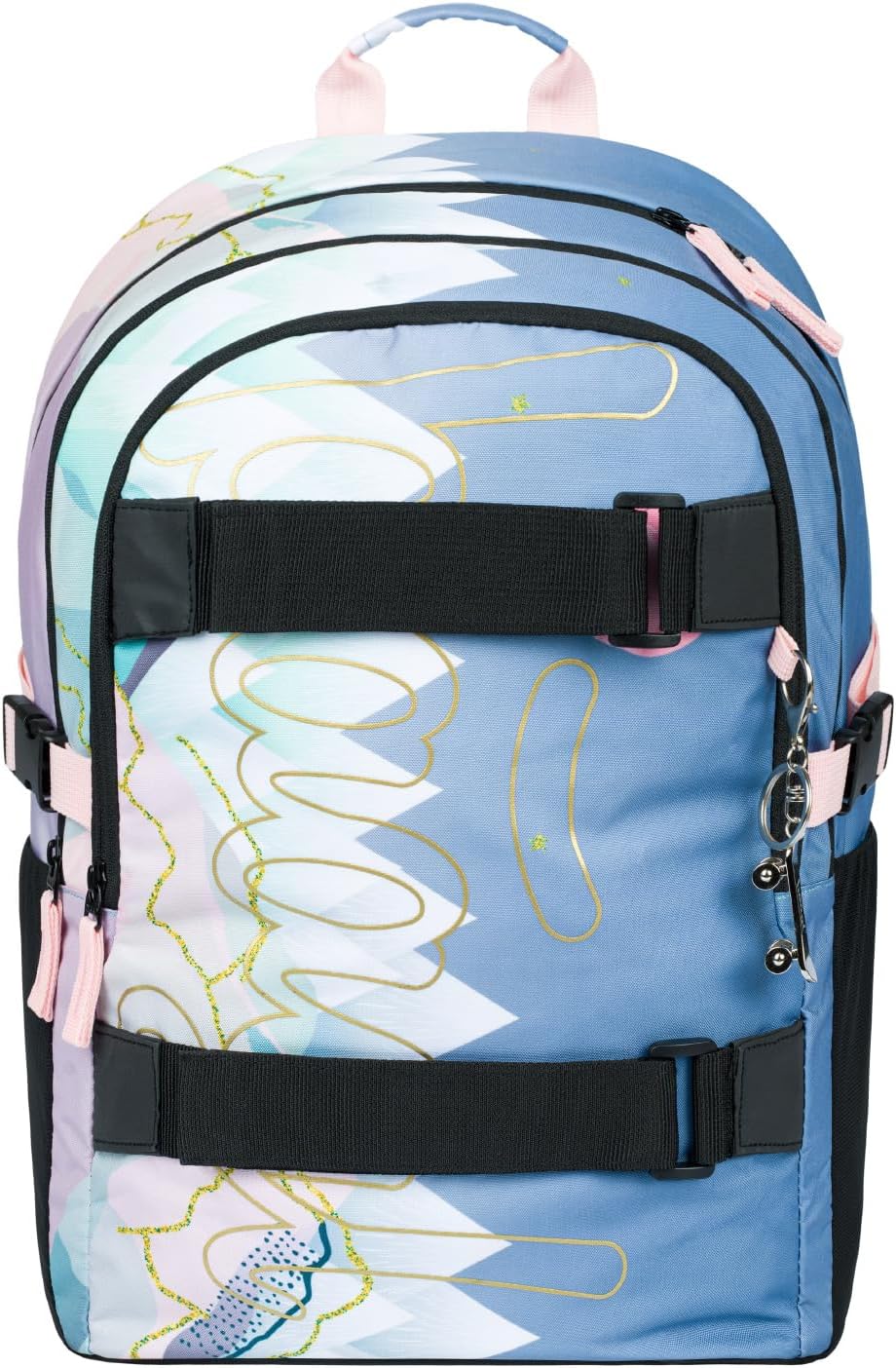 Schulrucksack-Set 3-teilig für Grundschule (ab 3. Klasse), Skate Moon