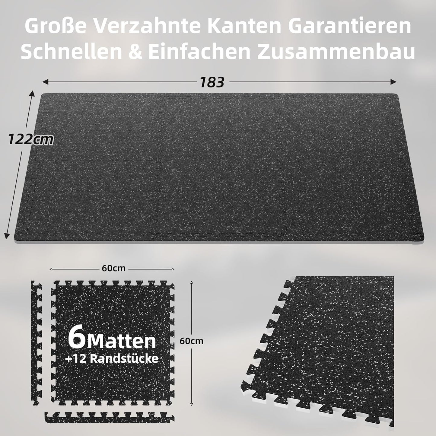 Bodenschutz-Puzzlematten Set, 6