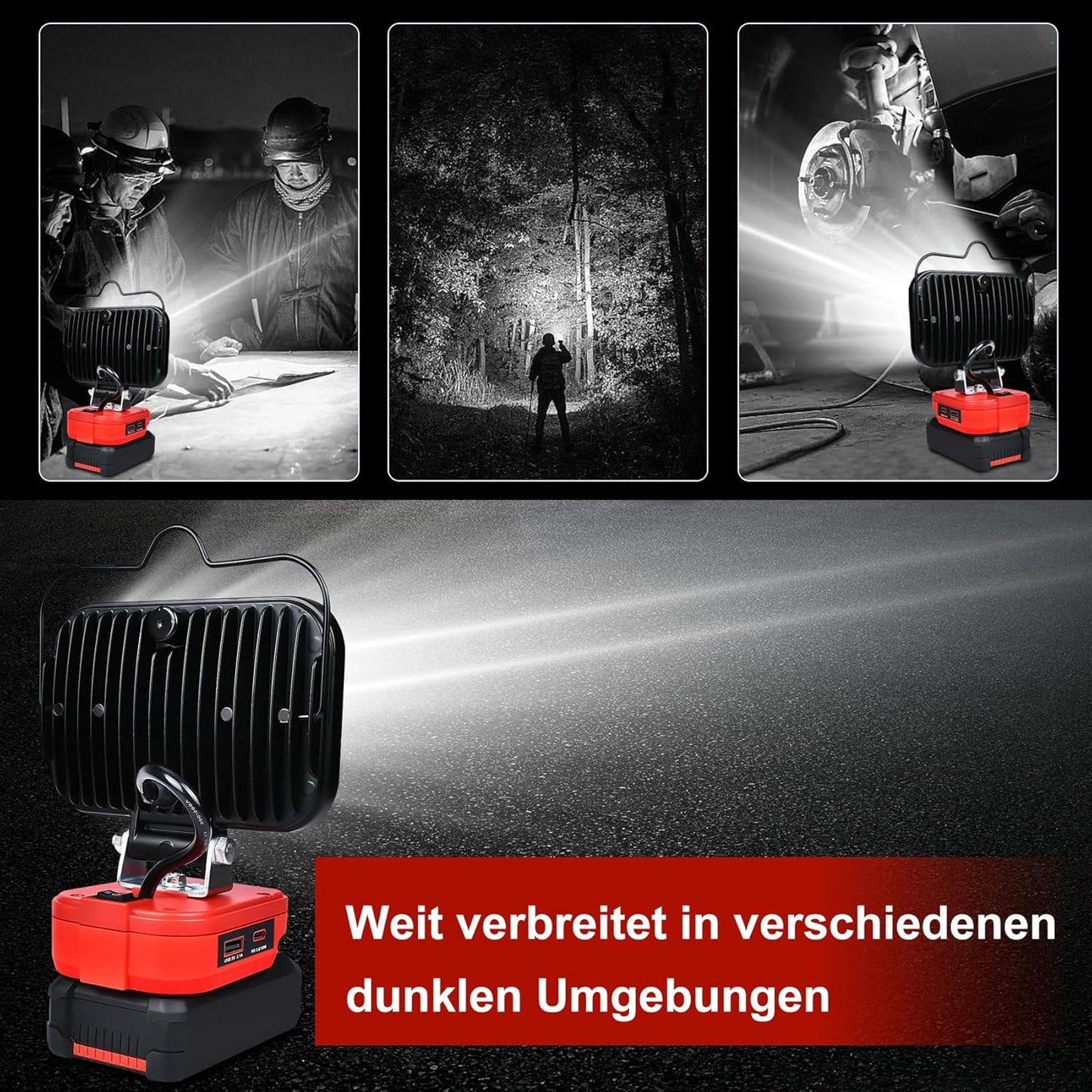 LED-Akku-Lampe, Für Einhell 18V