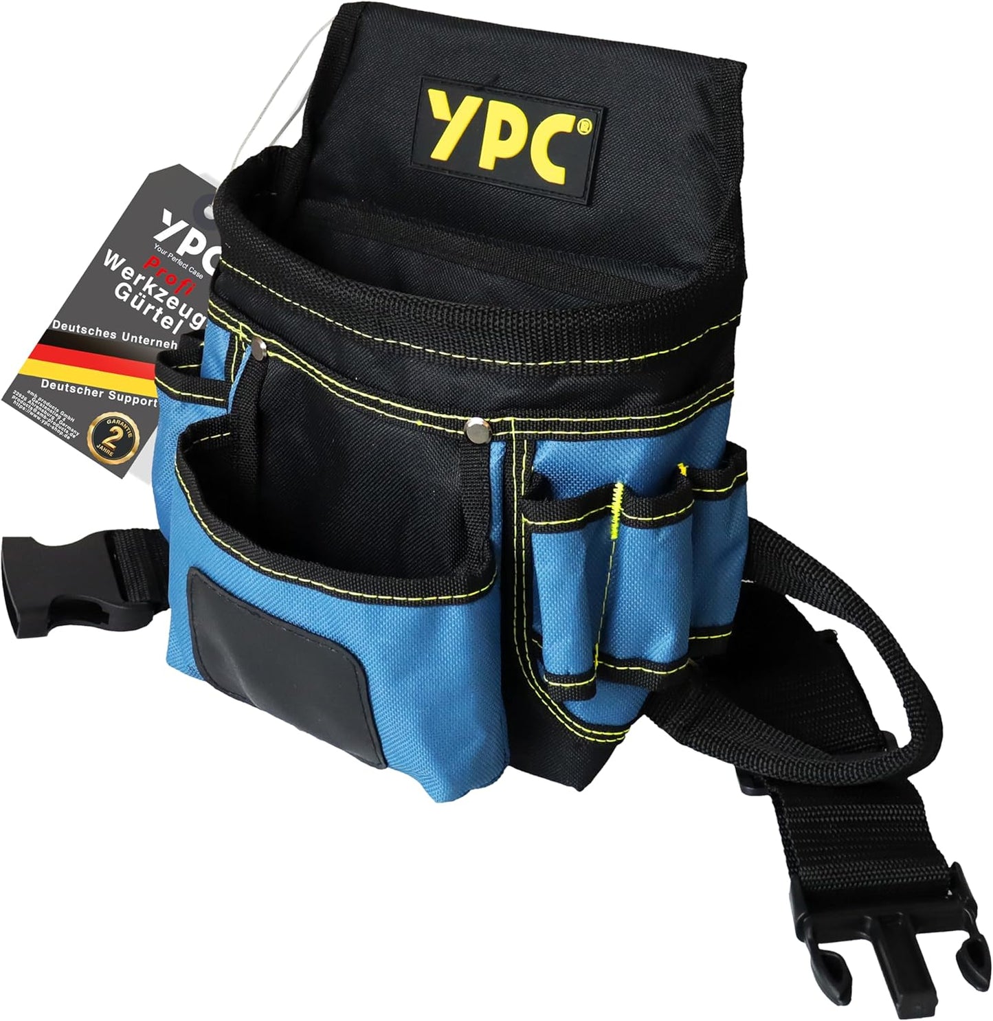 Werkzeug Gürteltasche mit Hammerschlaufe, Blau