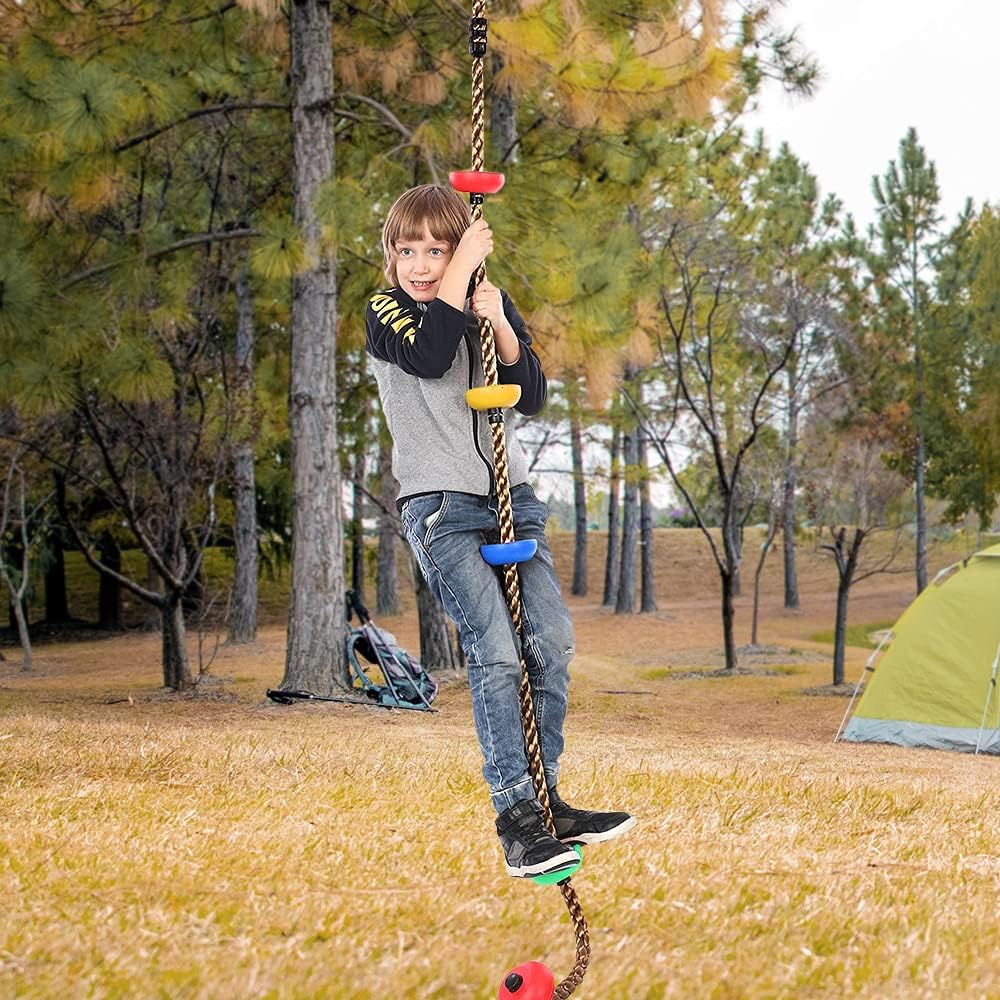 Kletterseil mit Trittflächen, Kletterseil