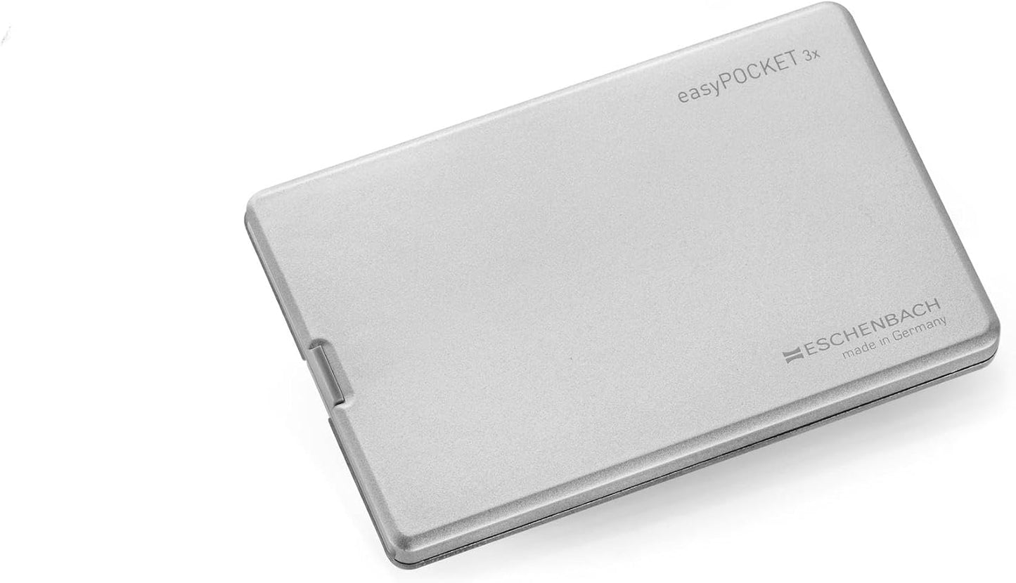 Handlupe easyPOCKET, Silber 3 x