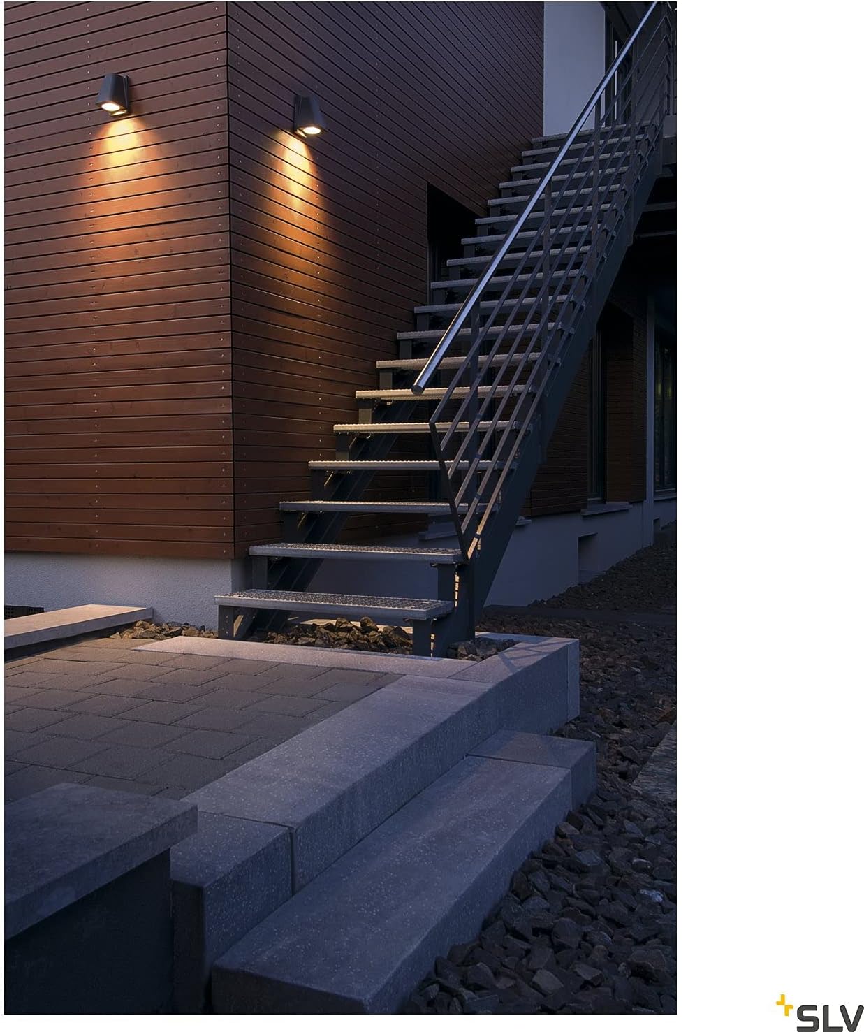 Down-Light zur Aussenbeleuchtung, Wallyx Qpar51 50w Anthrazit