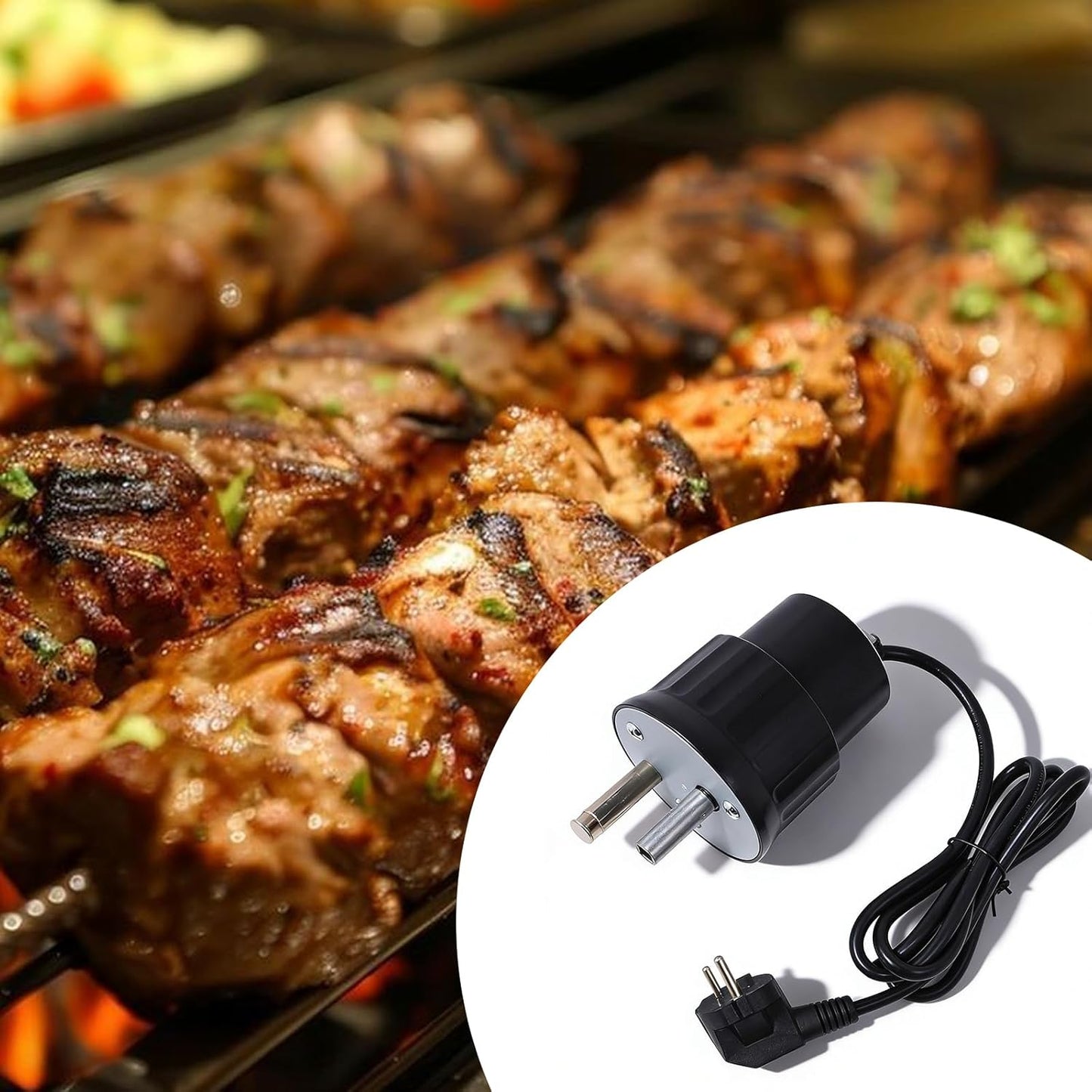 Grillmotor für Drehspiess und Rotisserie