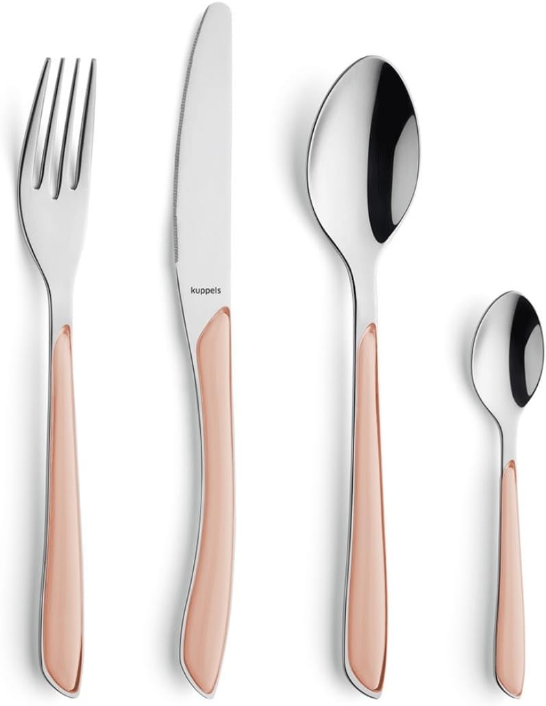 Prisma Besteckset für 6 Personen, Apricot | 24-teilig, 24-teilig