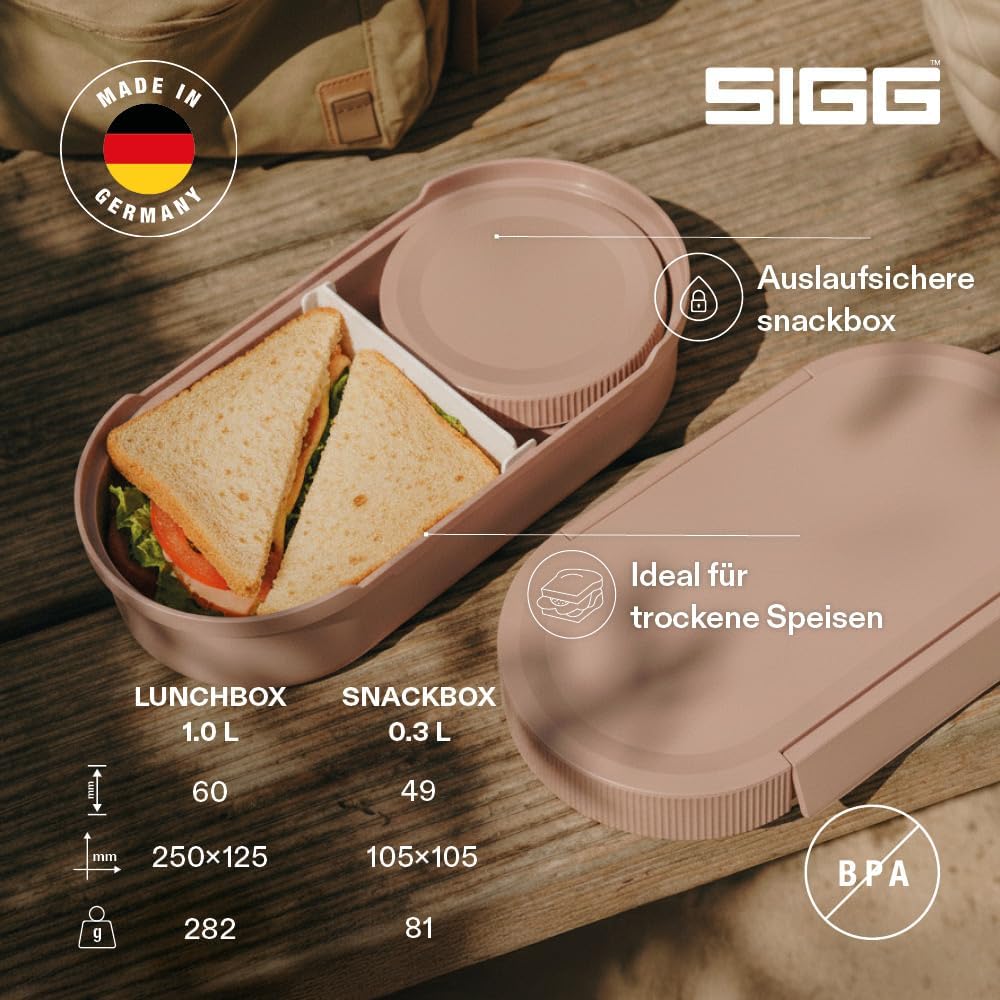 LUMO Lunchbox L mit Trenner & Auslaufschutz, Dusk