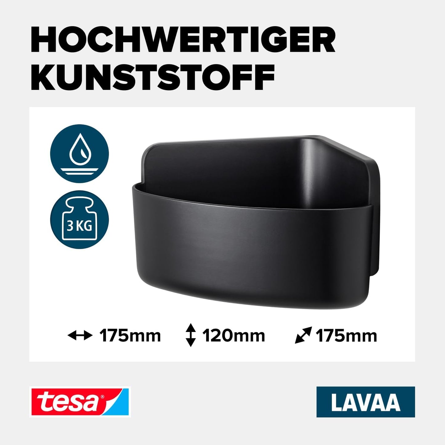 Eck-Duschablage, Eck-Duschablage Größe S