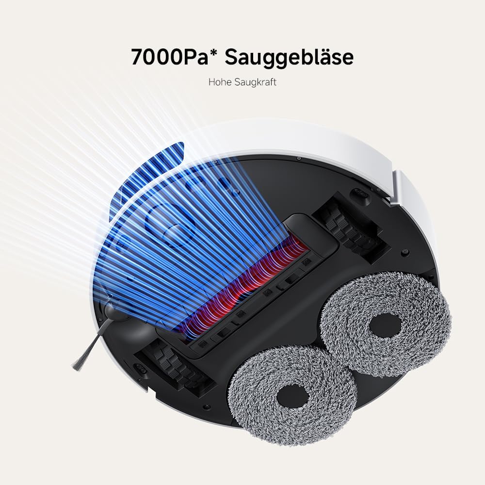 Robot Vacuum X20 Pro mit 7000 Pa Saugleistung, X20 Pro