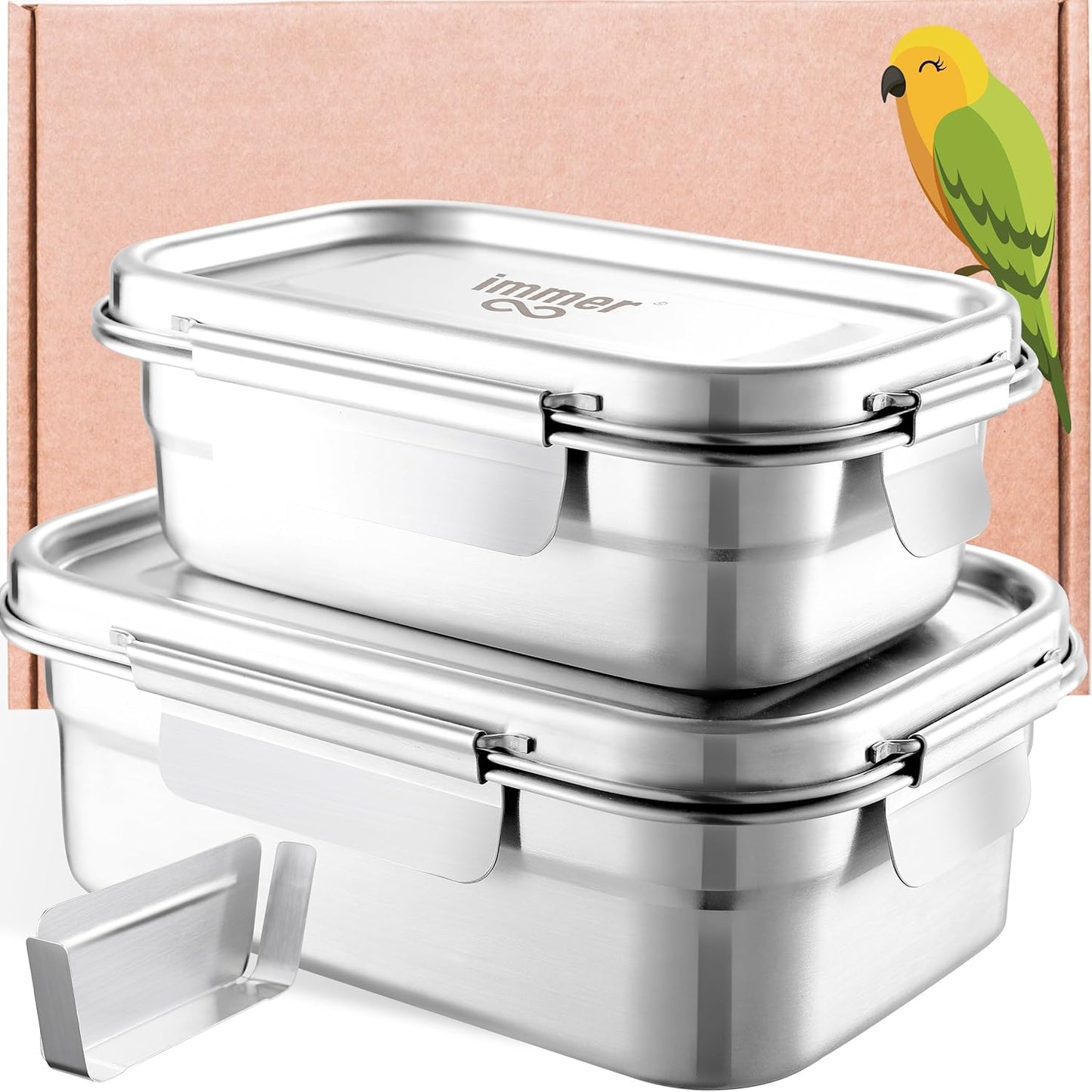 Nachhaltige Bento Lunchbox, 2400 Milliliter SafeLock 1 IB20764