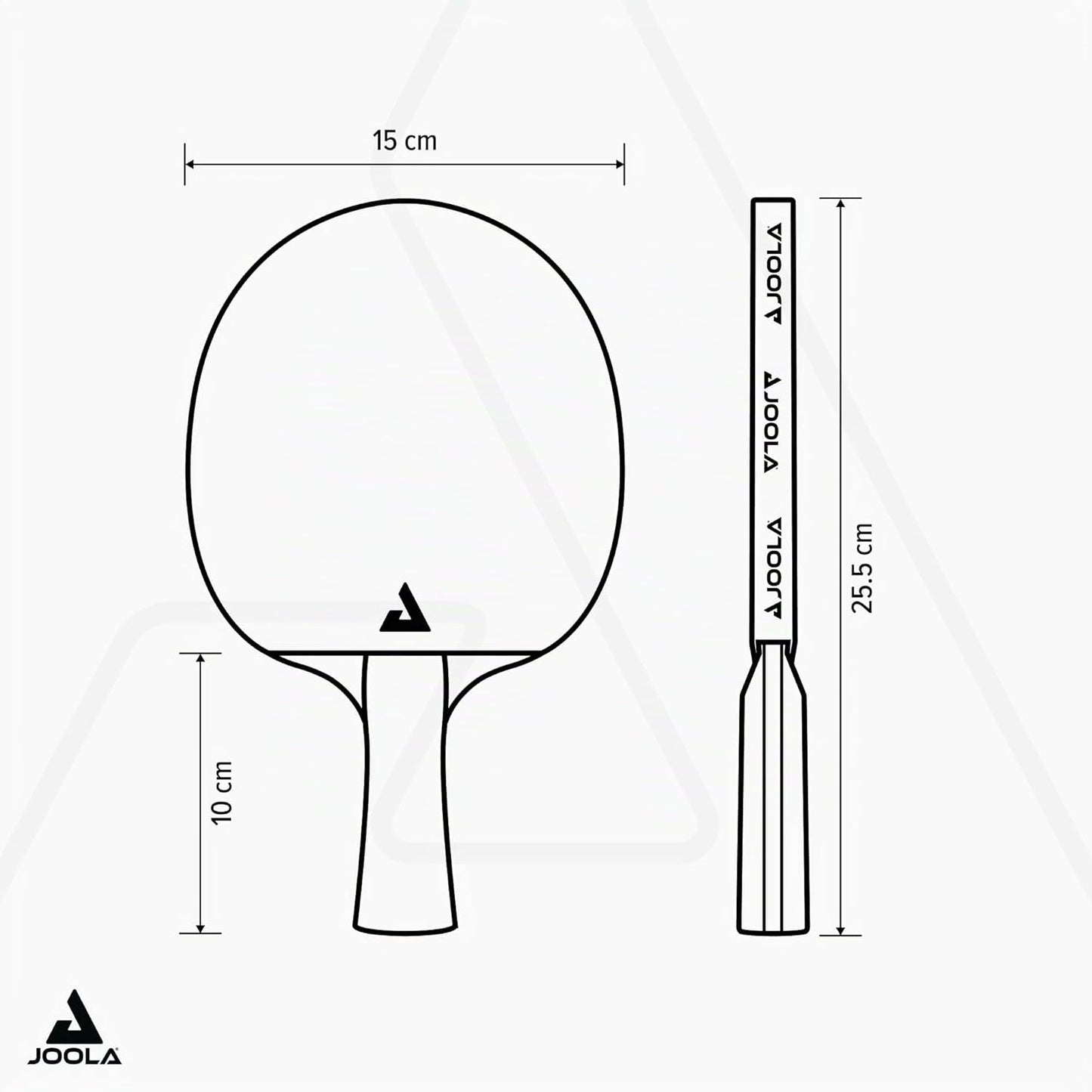 Tischtennisset mit 4 Schlägern und 3 Bällen