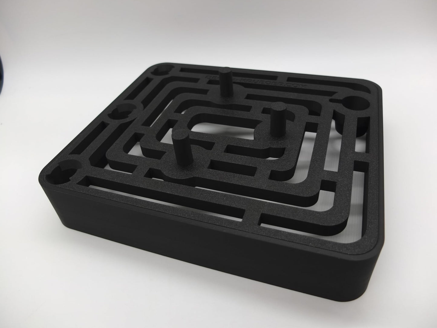 Halter für KitchenAid Aufsätze im Art Deco Stil, Schwarz