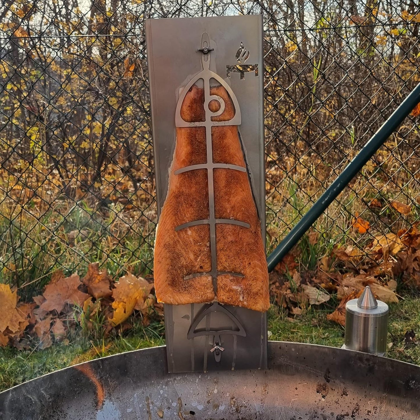 Flammlachsbrett, 52L x 16B cm