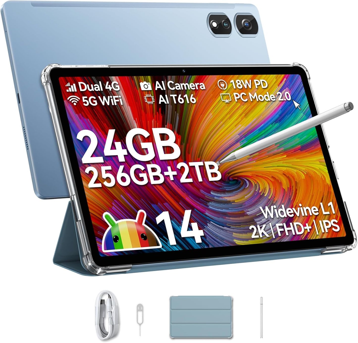 Tab 16 Pro Tablet, 11 zoll Blau