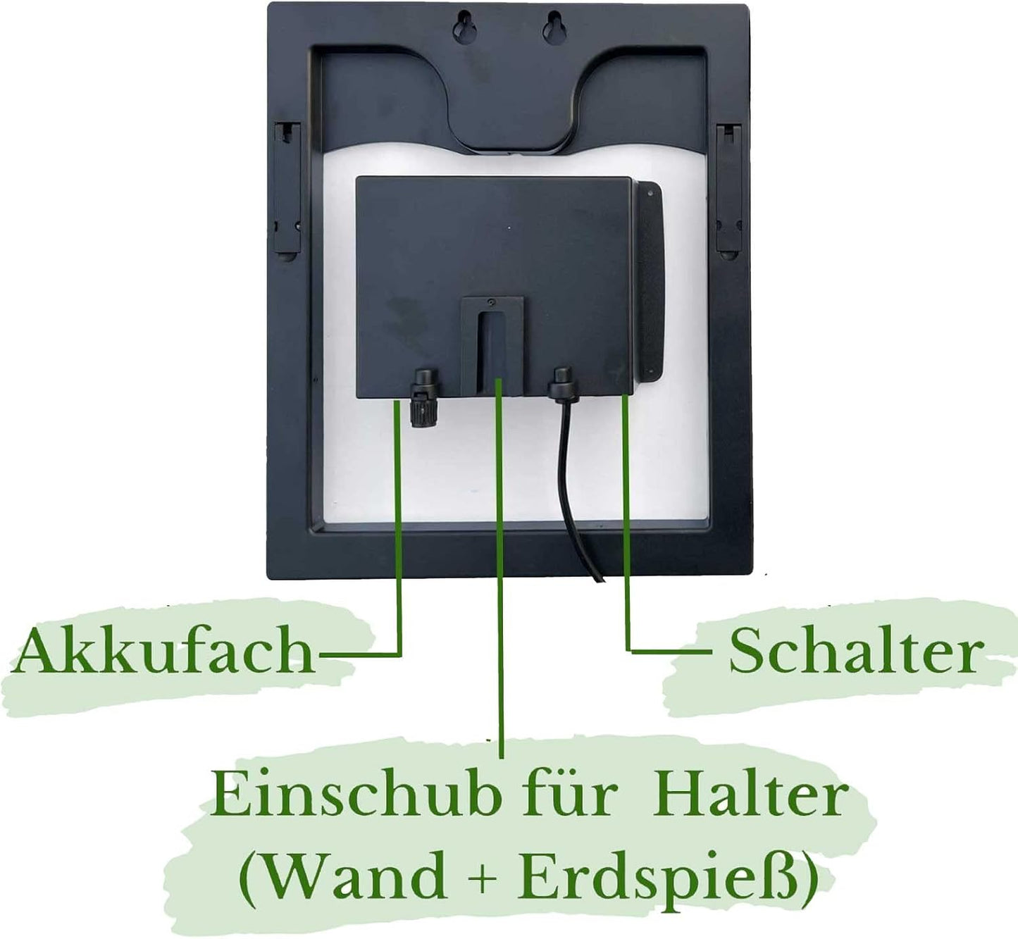 Solar-Wasserspeier Frosch