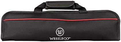 Kochmessertasche für 5 Messer, Rot