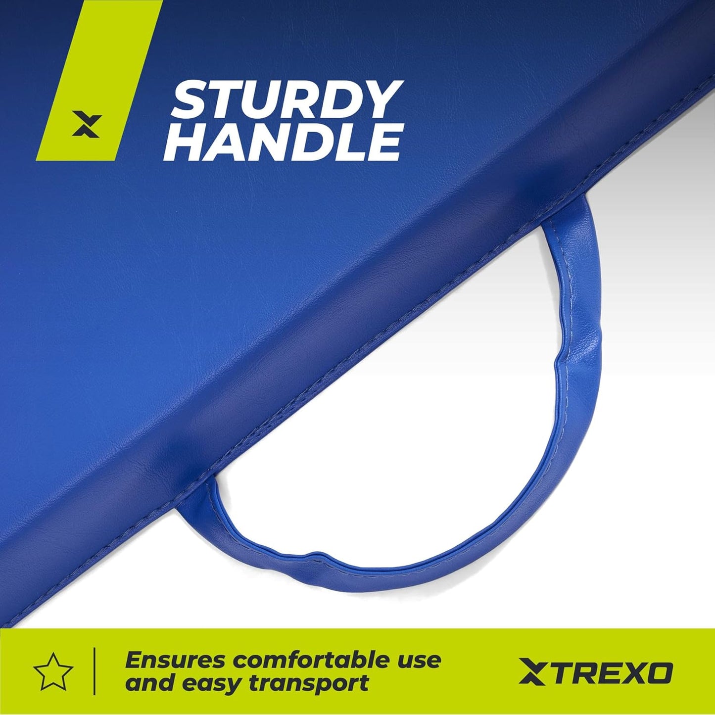 Faltbare Turnmatte für Fitness, Blau