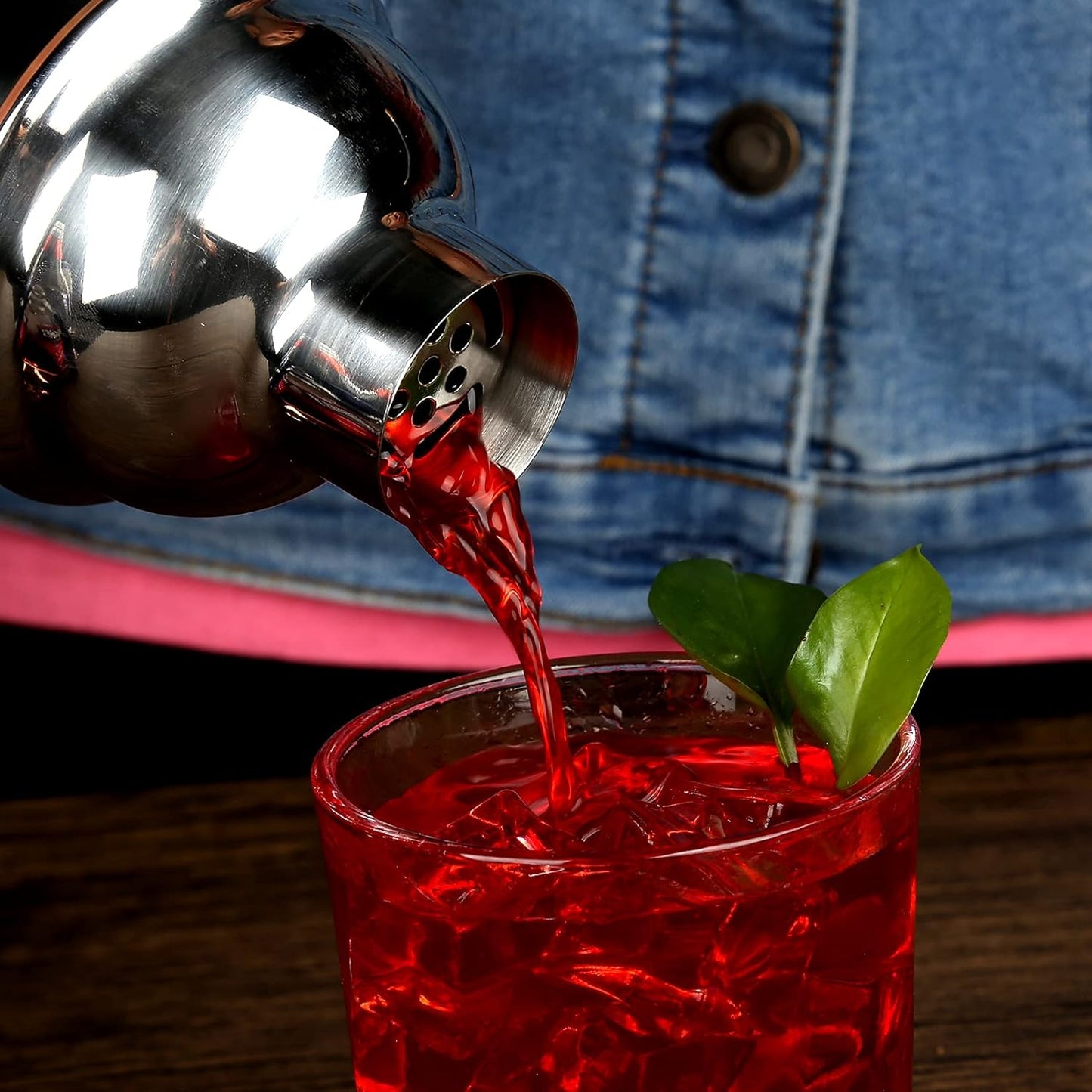 Cocktail-Shaker-Set, Silber
