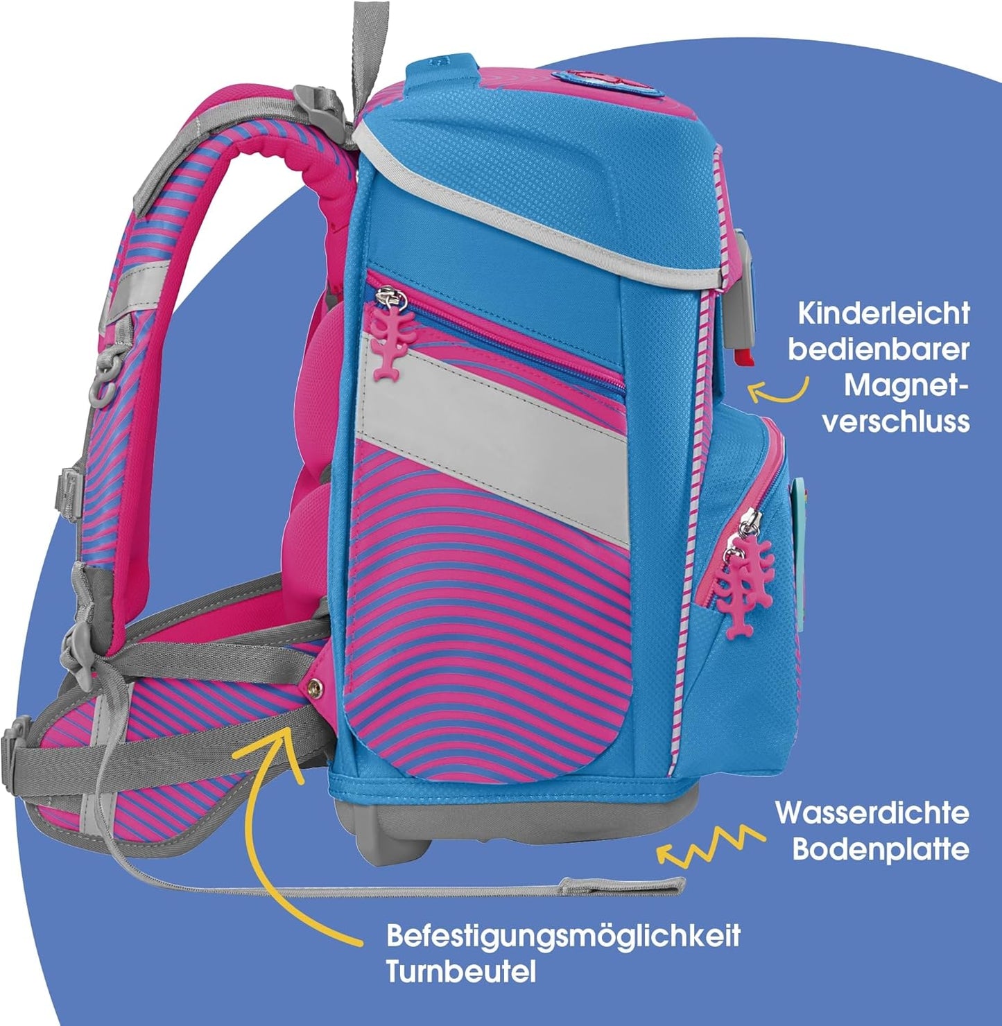 Schulranzen-Set SPACE NEON Kolibri, Kolibri Kaja