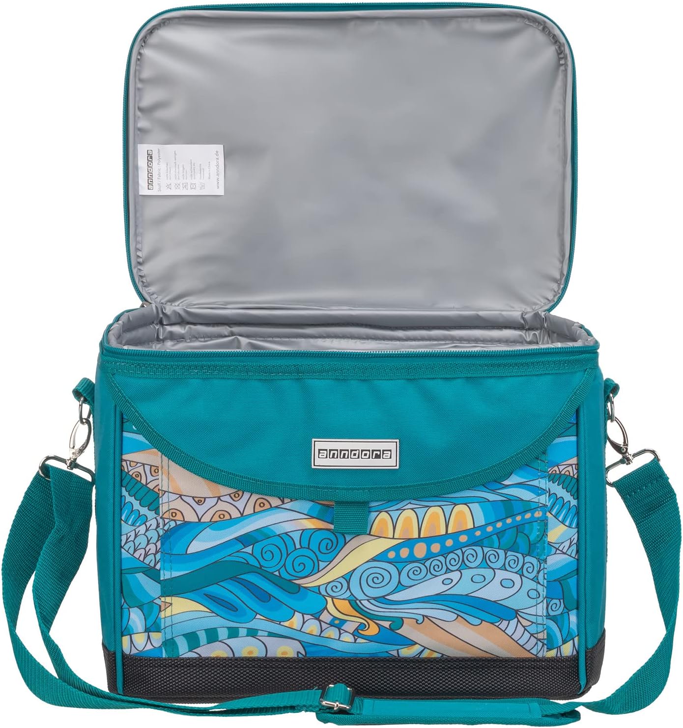 Kühltasche 22 L Picknick-Kühlbox, OCEAN türkis