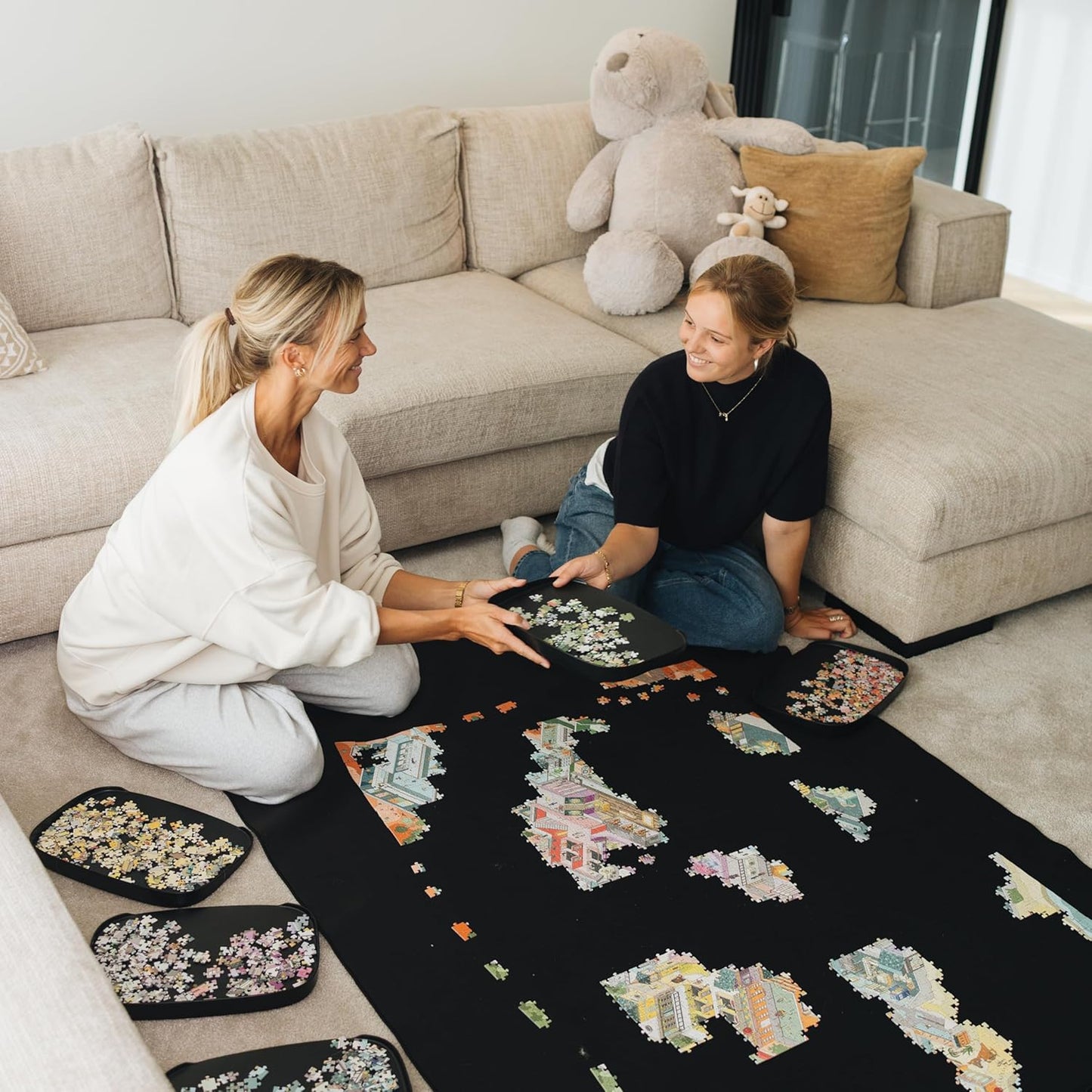 Puzzlematte bis 5000 Teile - Rolle mit Geschenkverpackung, Gift 5000
