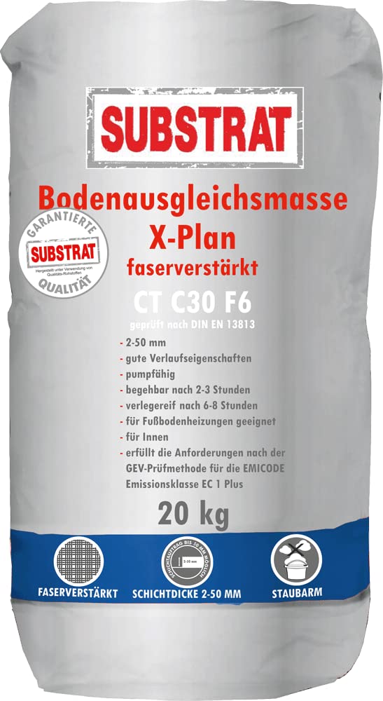 Faserverstärkte Bodenausgleichsmasse CT C30 F6, 2-50 mm, 20 kg