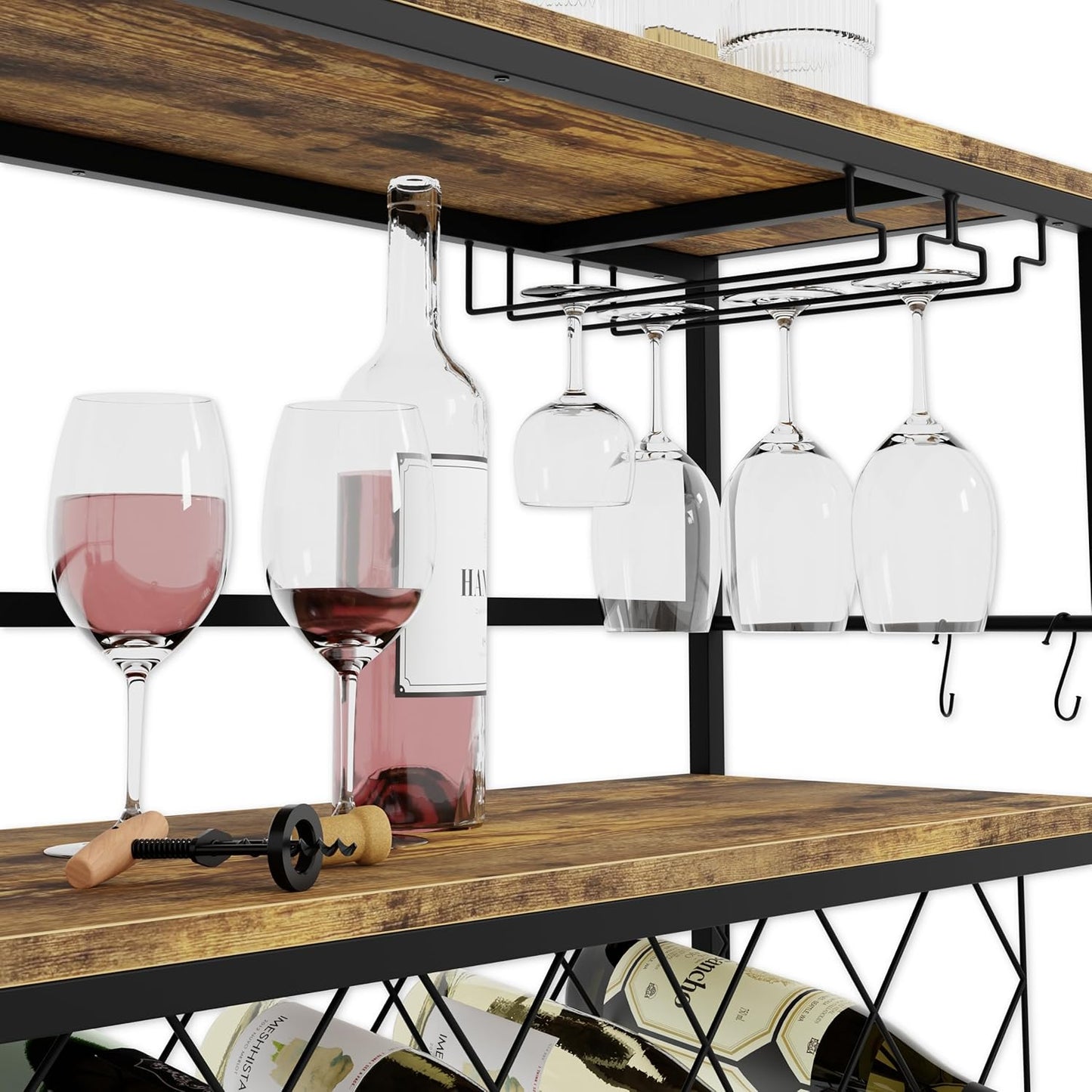 Weinregal mit Flaschenhalter Loft 2-7, LOFT 2-7
