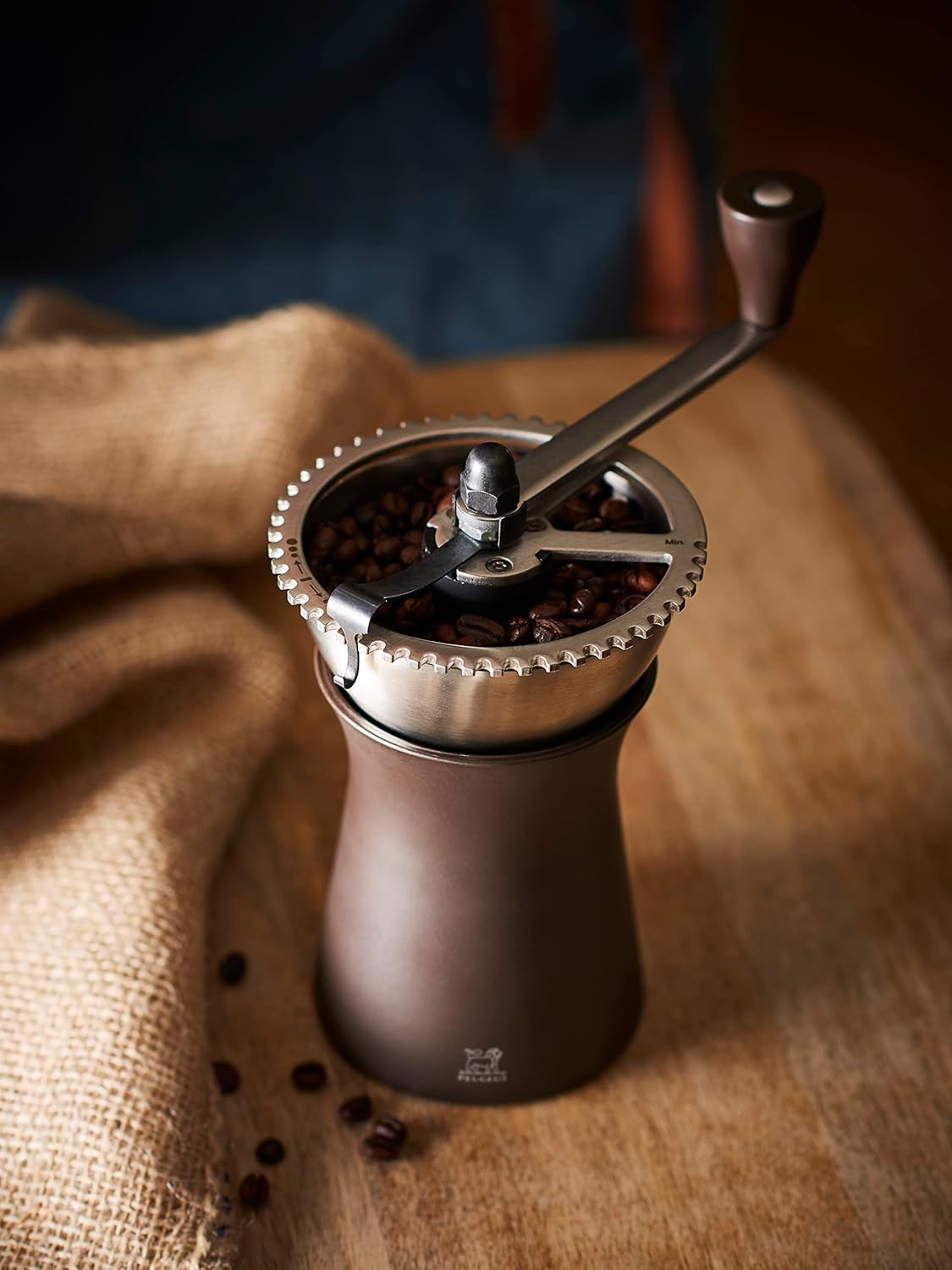 Manuelle Kaffeemühle Kronos mit Stahlmahlwerk, Kronos