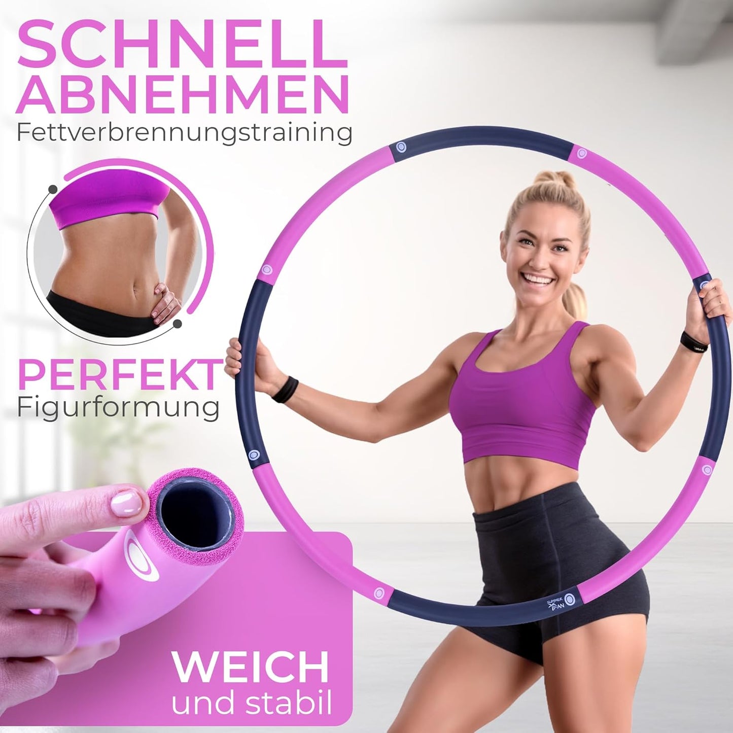 Hula Hoop Reifen für Anfänger, Sport