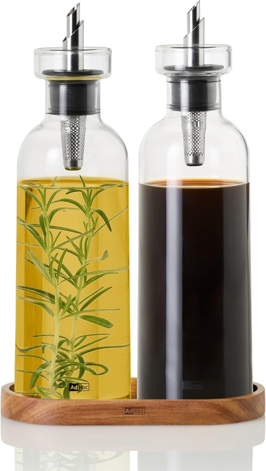 Öl- und Essigspender-Set AromaPour, Klar 300 ml