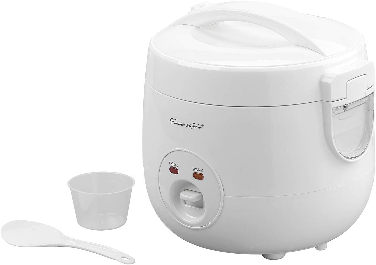 Reiskocher mit Warmhalte-Funktion & Dampfgar-Einsatz