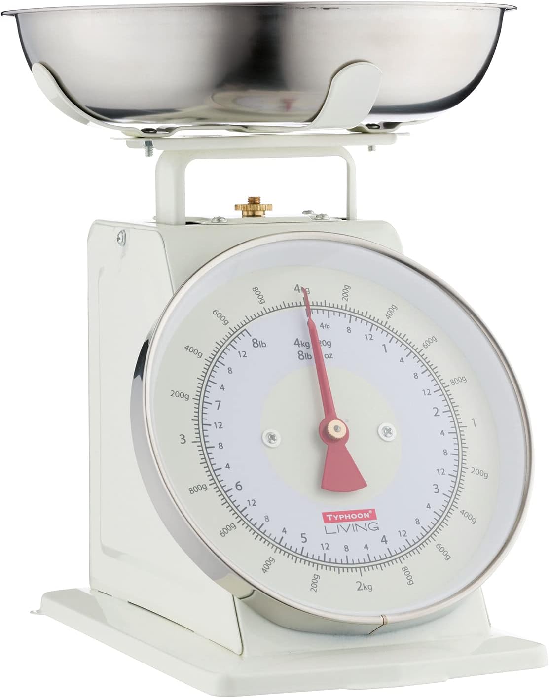 Analoge Küchenwaage, Cremefarben
