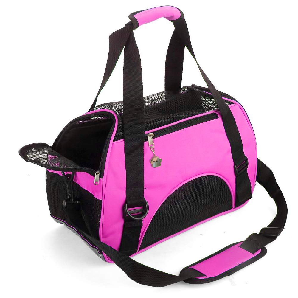 Transporttasche für Katzen, rose
