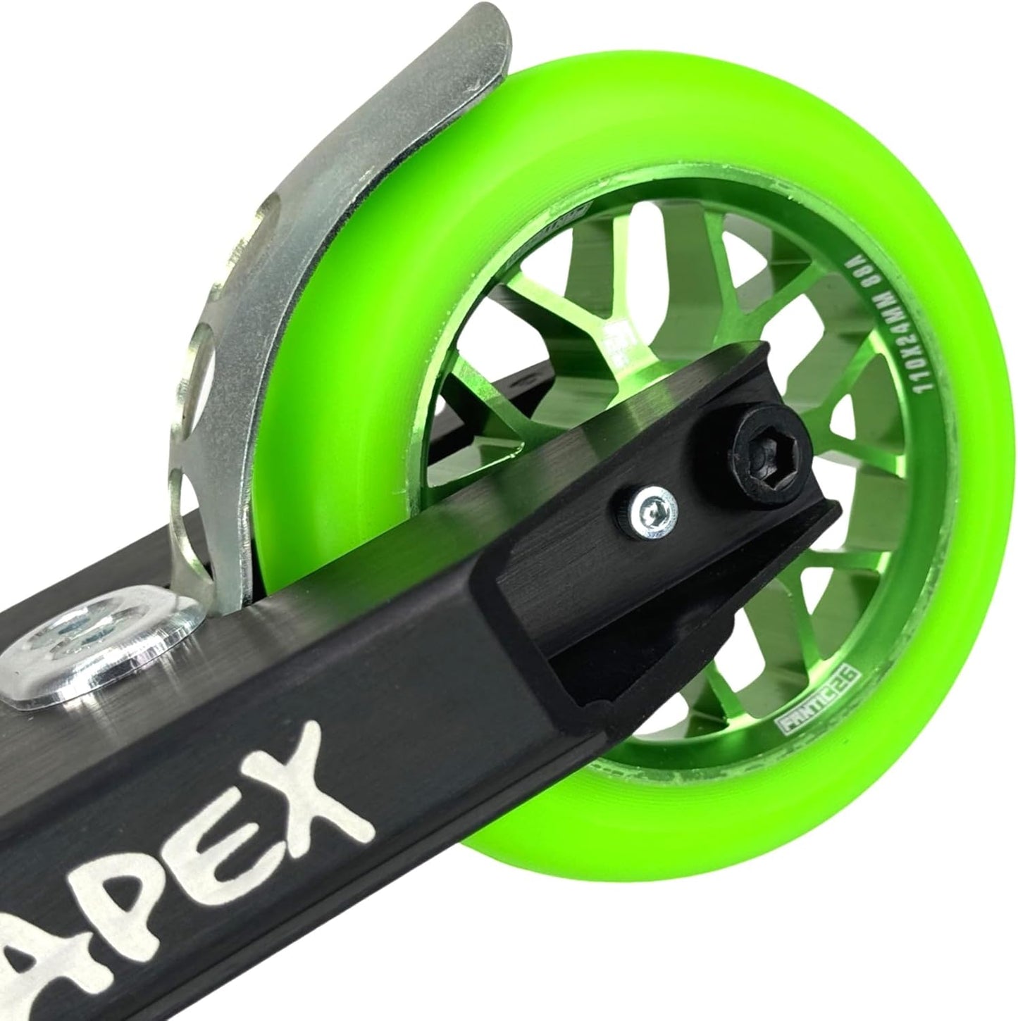 Spy7 Stunt Scooter Rolle, Grün/Pu Grün