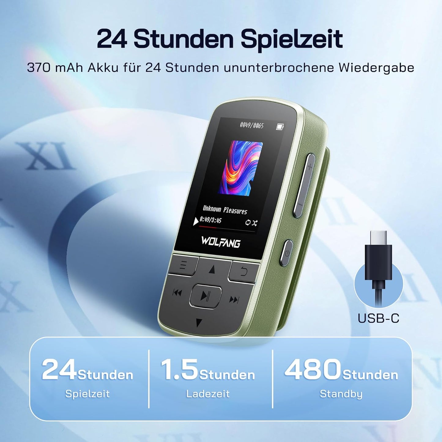 MP3-Player mit Sportclip
