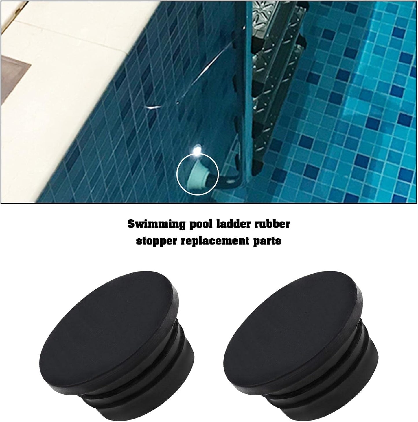 2 Stück Poolleiter-Stossfänger