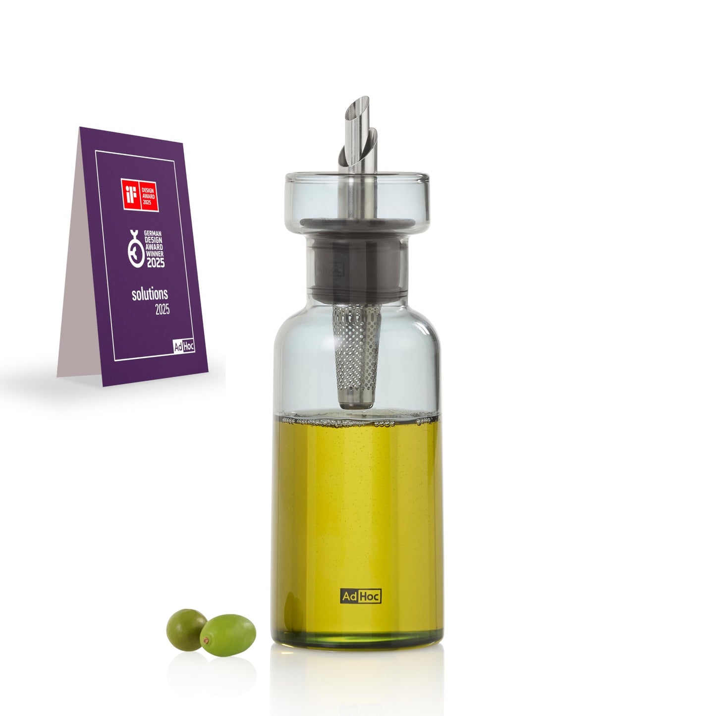 Öl- und Essigspender AromaPour, Grau 120 ml
