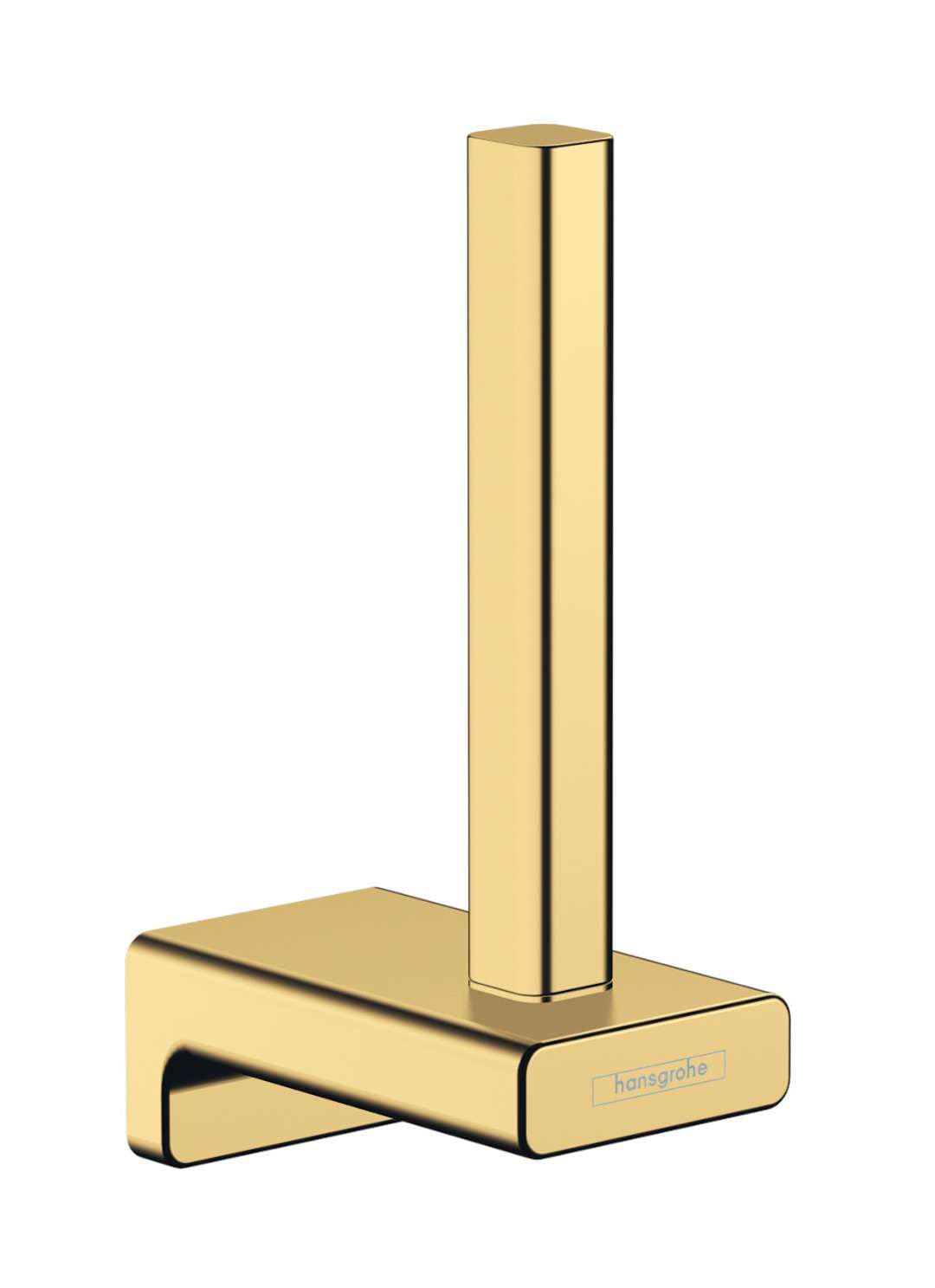AddStoris Ersatzpapierrollenhalter für Wandmontage, 1 Rolle (Ersatz) ohne Deckel Polished Gold Optik