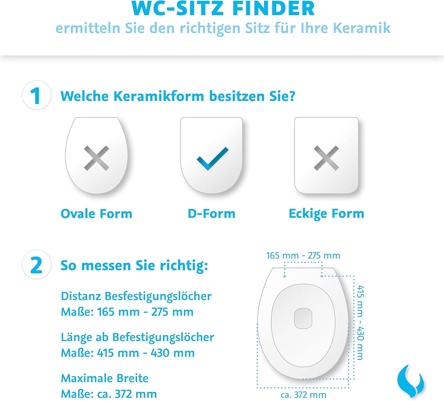 WC-Sitz mit Softclose und Quick-Release-Funktion