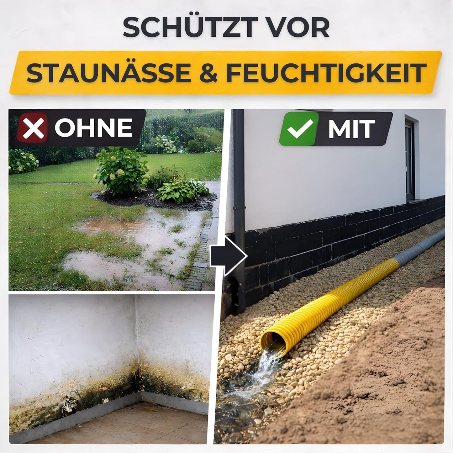 Drainagerohr DN100, DN100 50m