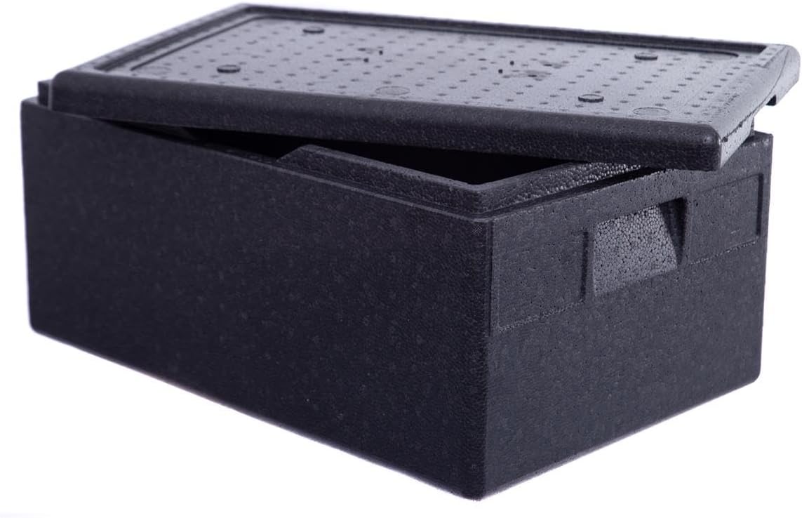 Thermobox GN 1/1 mit Deckel und Griffmulden, 40 Liter