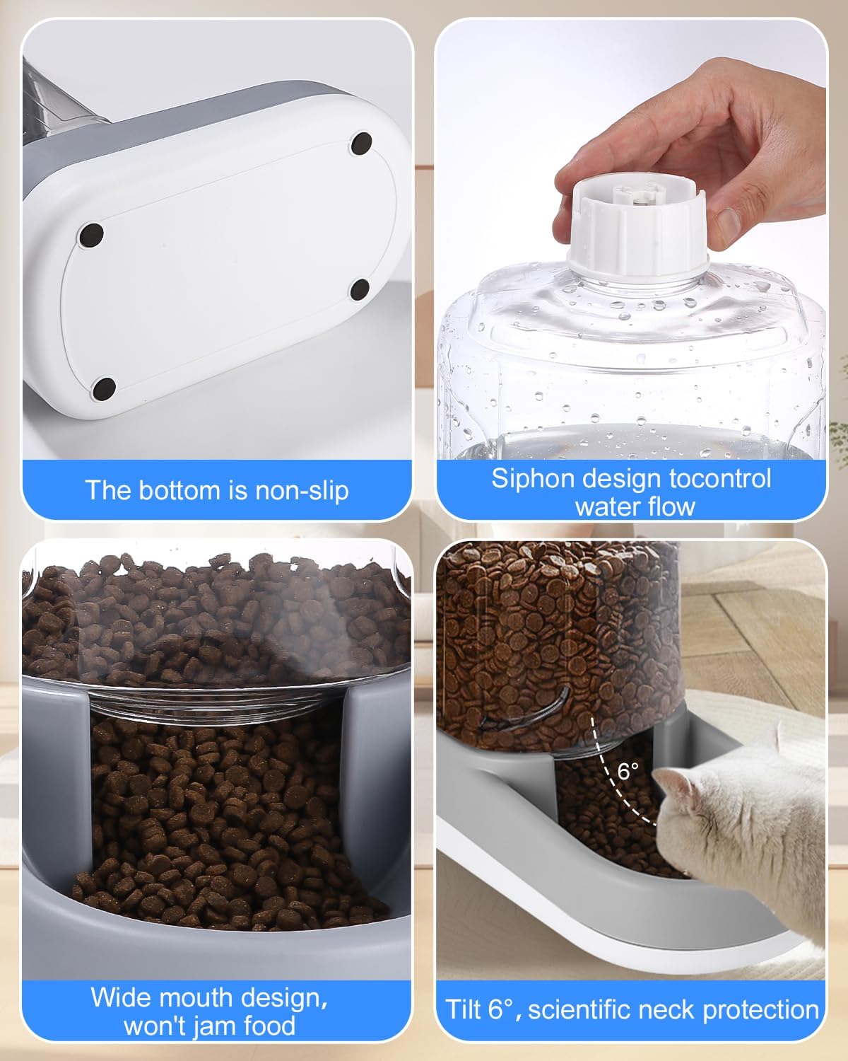 Automatischer Futter- und Wasserspender