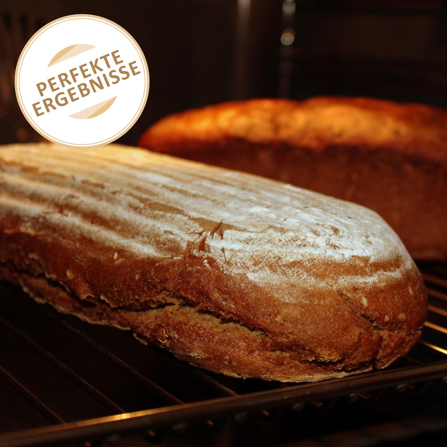 Ovaler Gärkorb mit Leineneinsatz, Gärkorb Oval - 1 Stück
