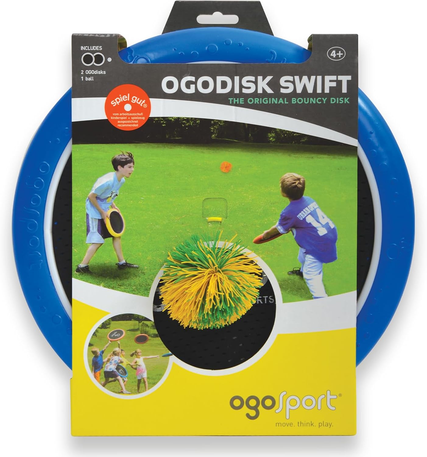 Ogo Sport Set mit Softdiscs und Ball, Blau Einheitsgrösse Single