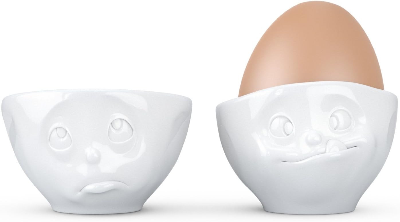 4er-Set Eierbecher Küssend & Verträumt & lecker & Och Bitte