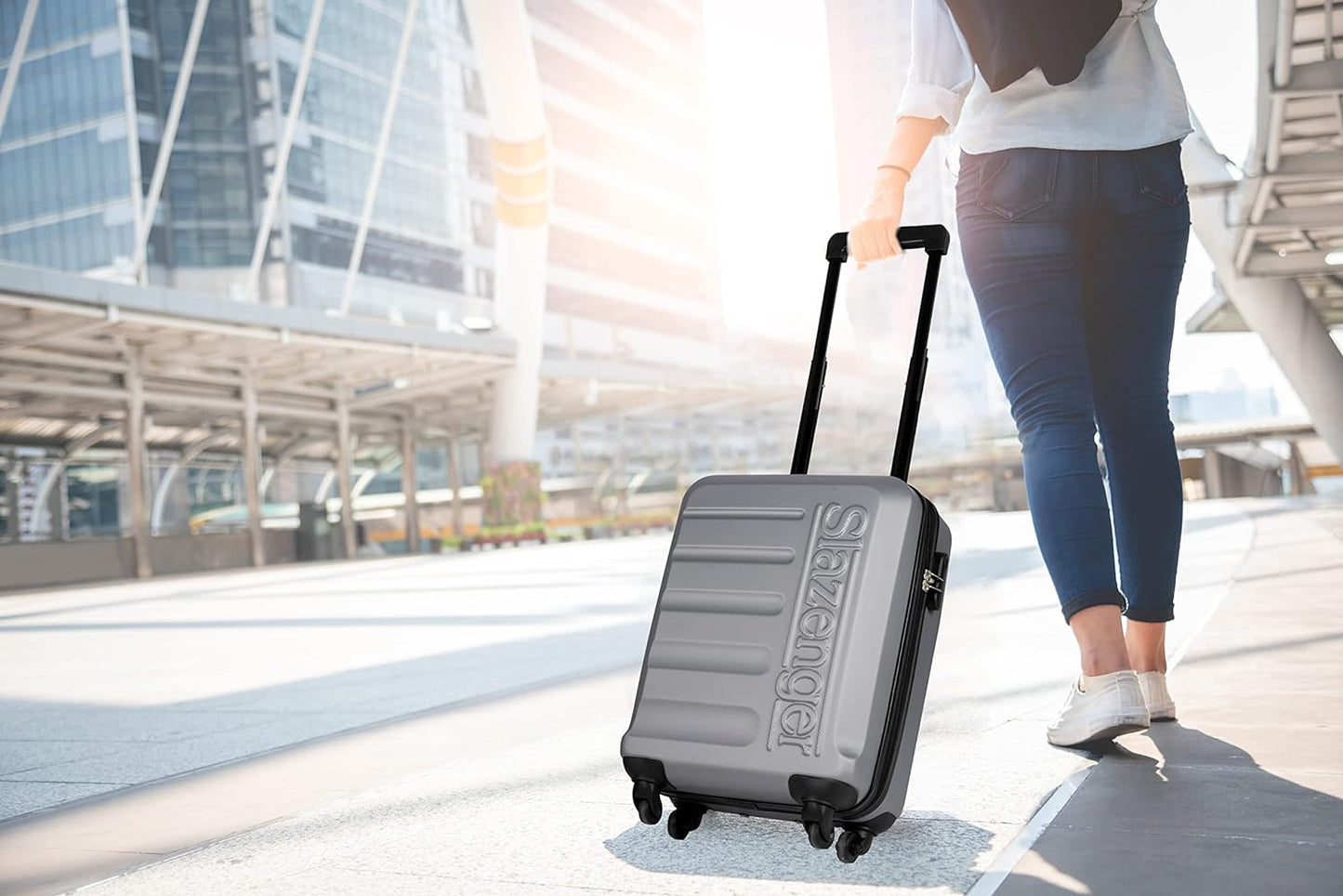Trolley Set 18/22/26" ABS 3pcs, 3-Teilig Grau Grau