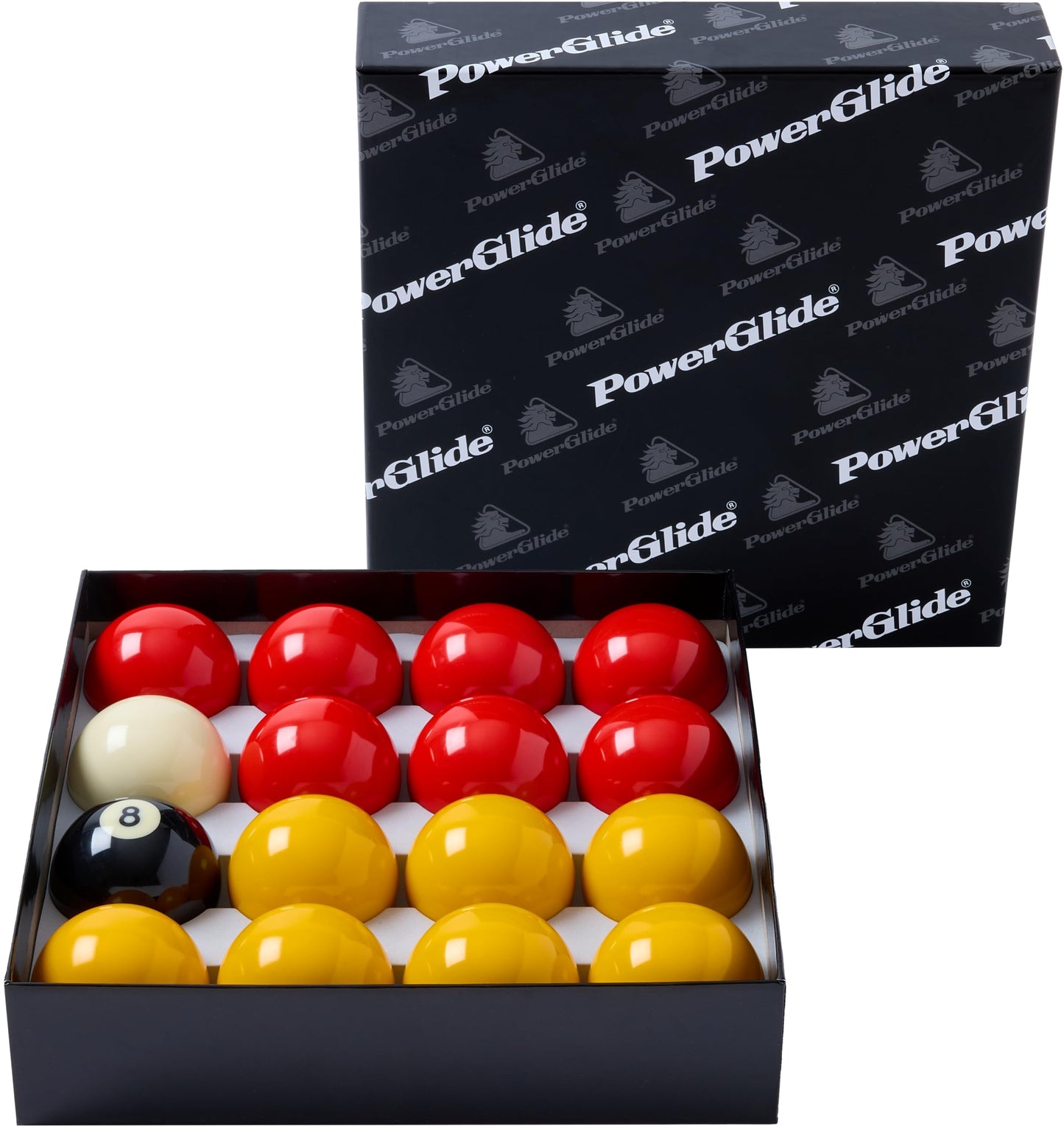 Billardkugeln Set, 58 - Gelb/Rot