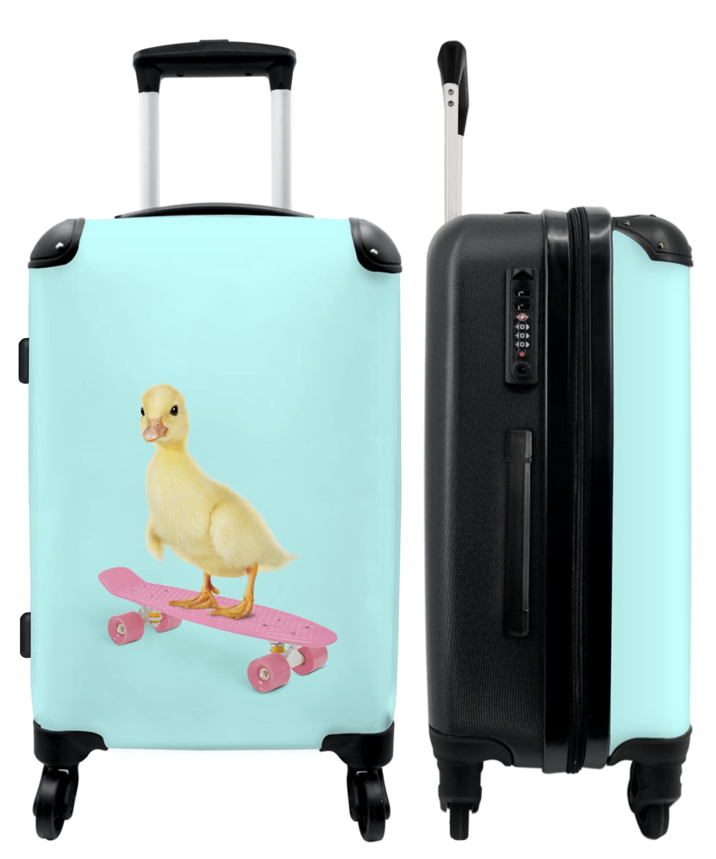 Grosser Trolley-Reisekoffer mit 4 Rollen (72 Liter)